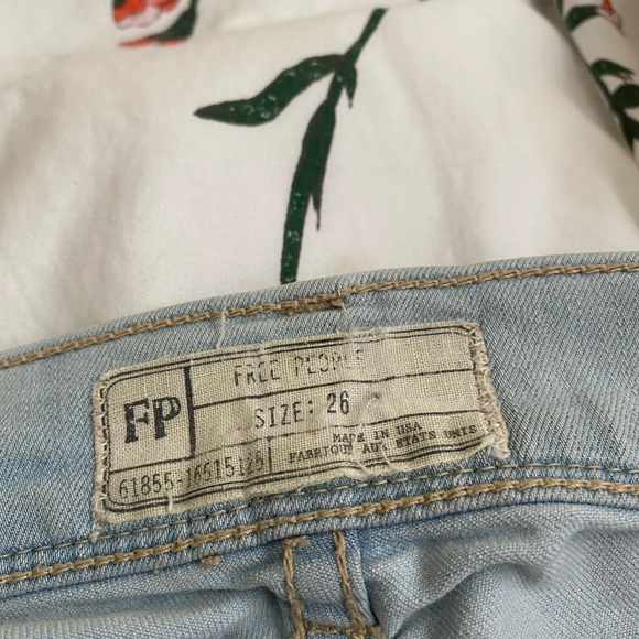 Free People Light Denim Jeans - Picture 3 of 3